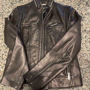 Wilson Leather Jacket - Womens Small (Black)